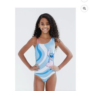Disney Stitch Blue and White Swimsuit
